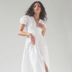 $198 NWT Aritzia Jubilee White Dress Size 0